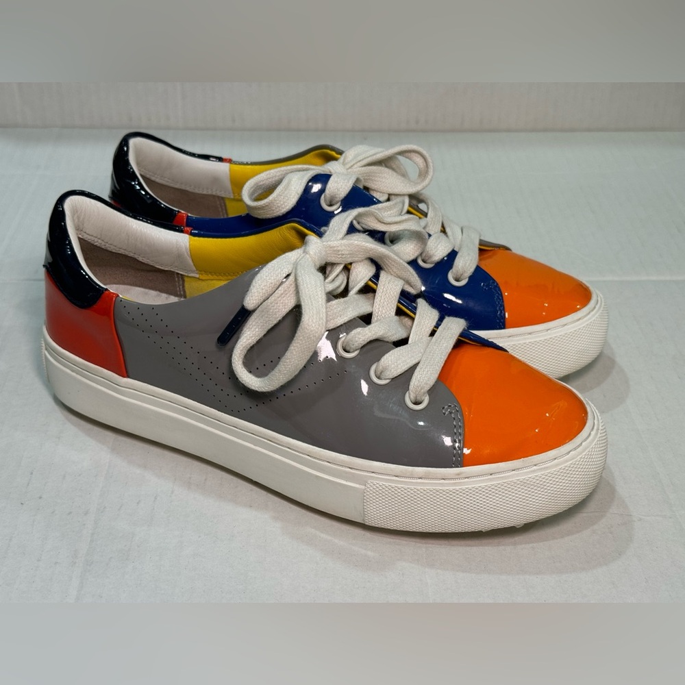 Tory Burch Patent Leather Golf Shoes